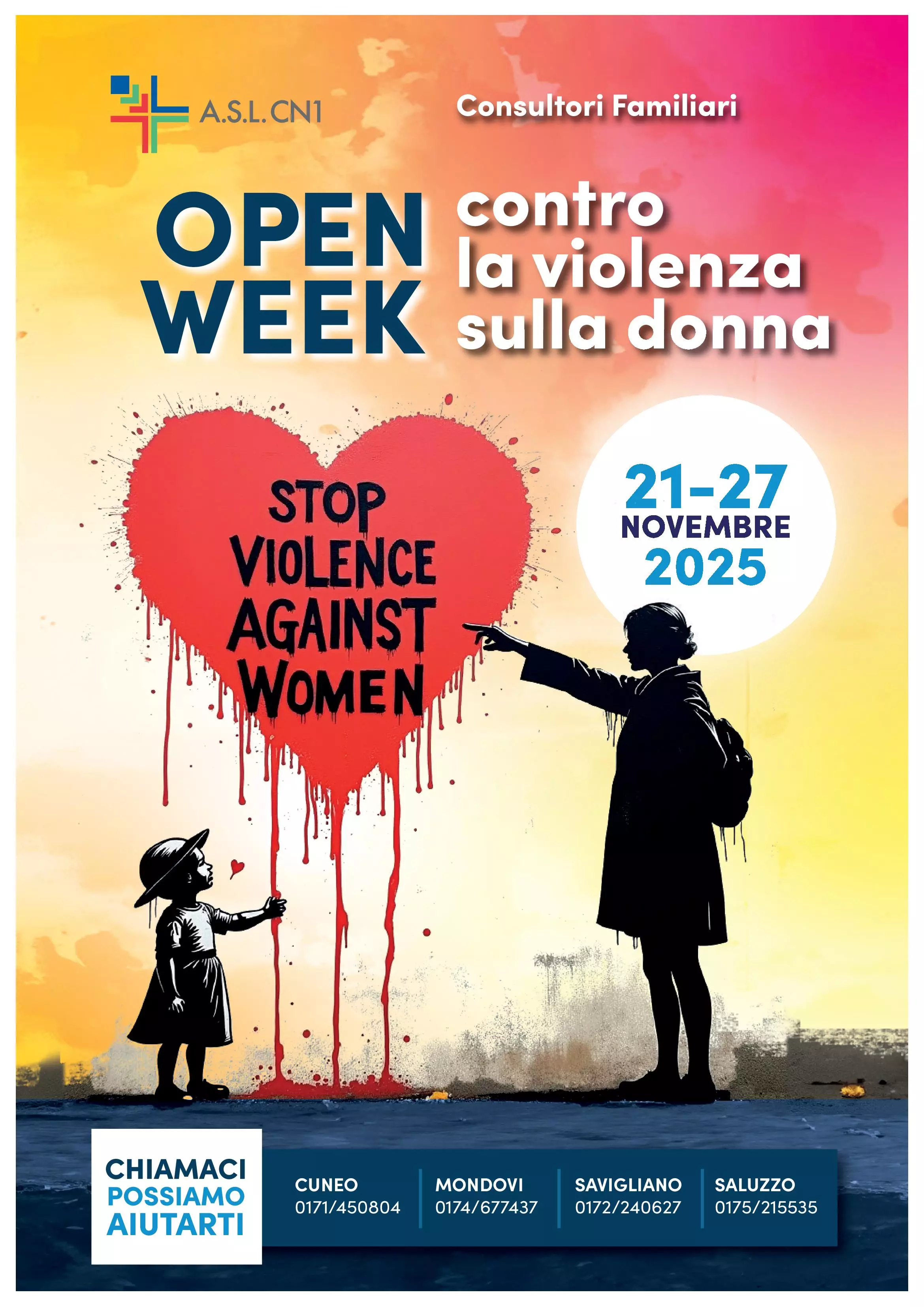 Open week contro la violenza sulla donna